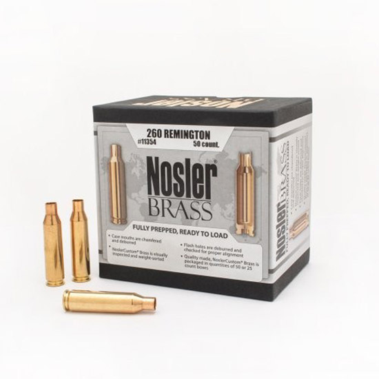 NOSLER BRASS 260REM 50/2