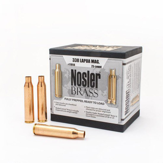 NOSLER BRASS 338LAP 25/2