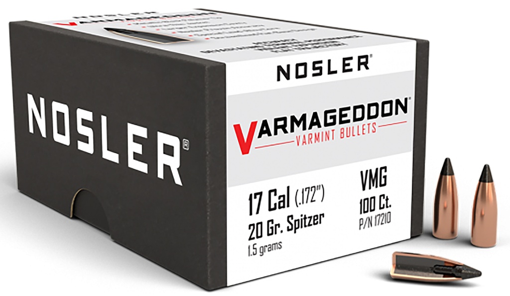 NOSLER 17CAL 20GR VGN FBSP 100/3