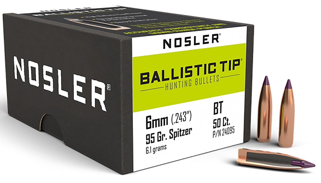 NOSLER 6MM 95GR BT 50/3