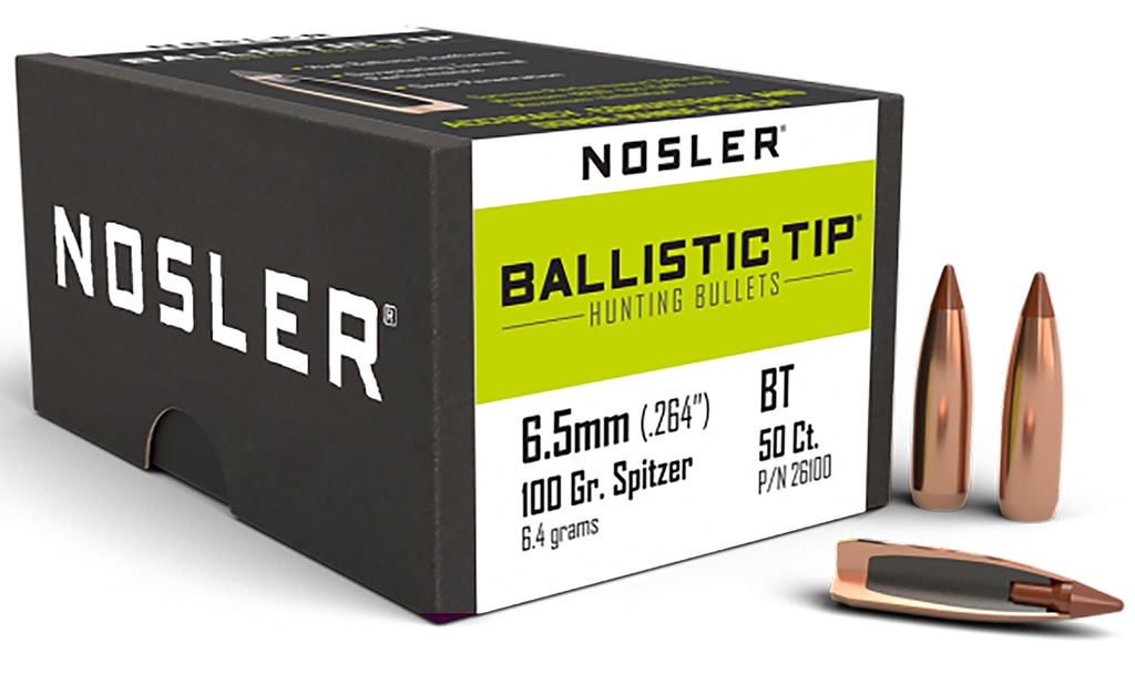 NOSLER 6.5MM 100GR BT 50/3