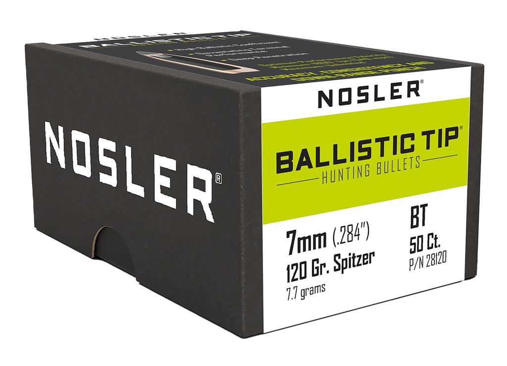 NOSLER 7MM 120GR BT 50/3