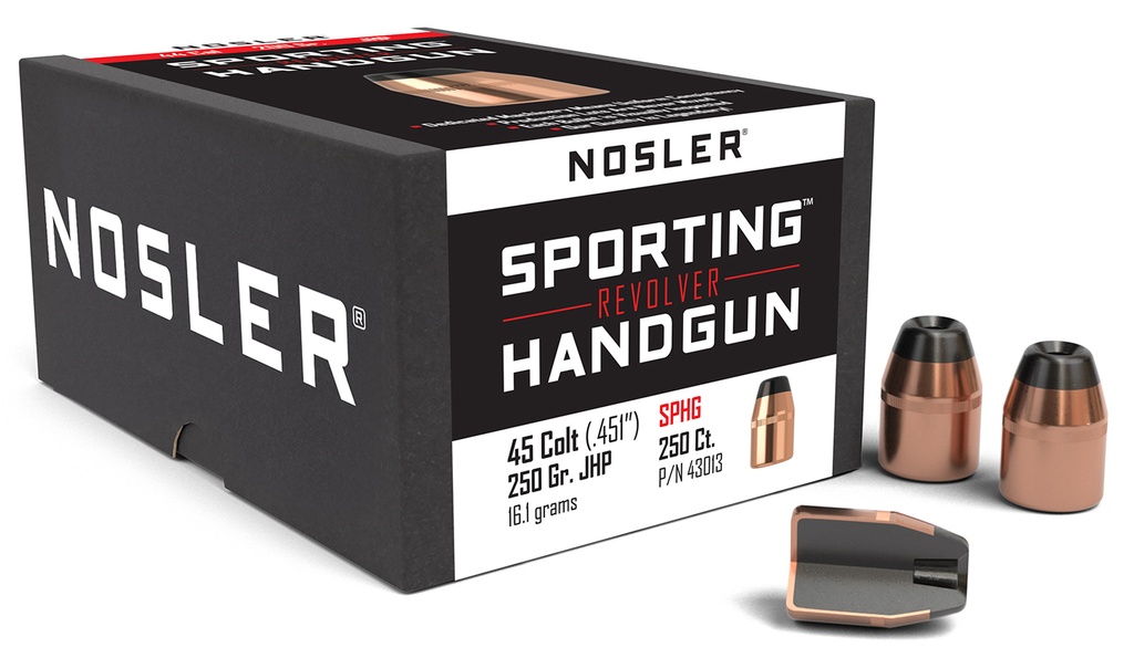 NOSLER 45CAL 250GR JHP 100/3