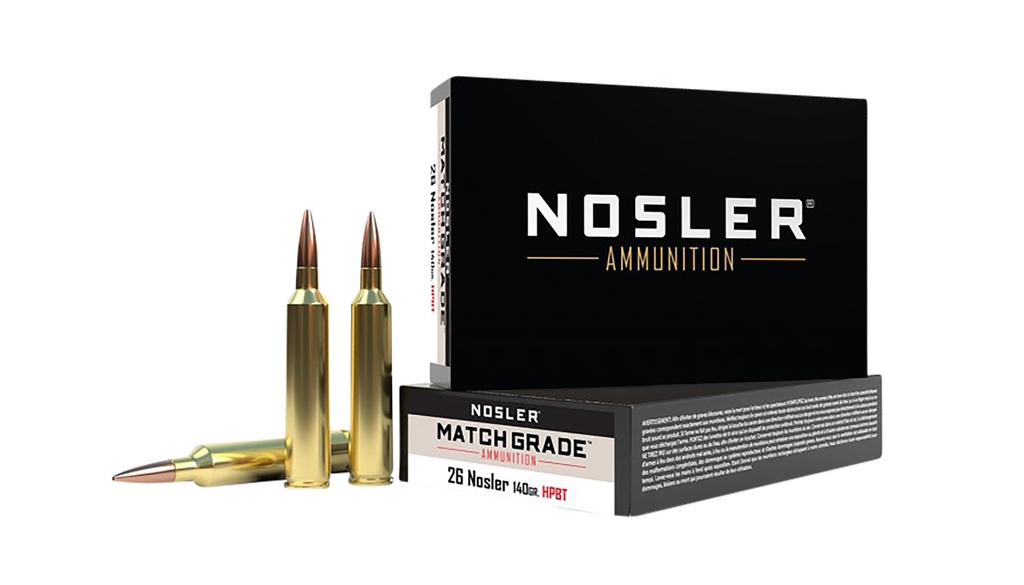 NOSLER AMMO 26NOS 140GR MATCH 20/10