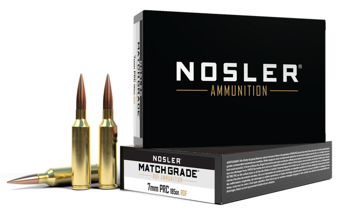 NOSLER AMMO MATCH 7MM PRC 185GR RDF HPBT 20/10