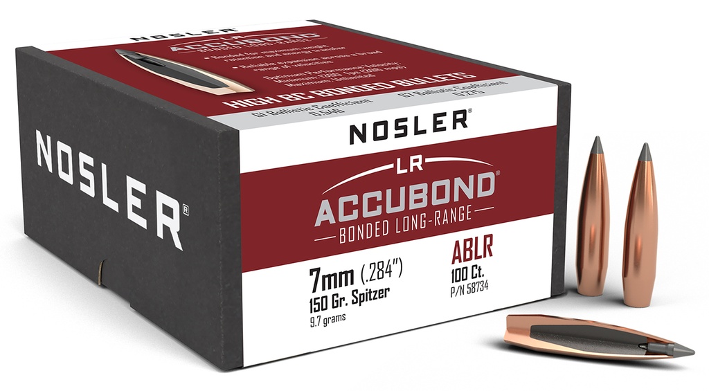 NOSLER 7MM 150GR ABLR 100/3