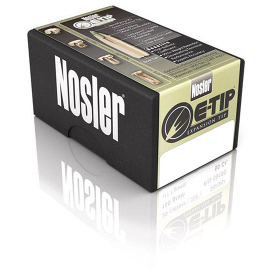 NOSLER 30CAL 168GR E-TIP 50/3