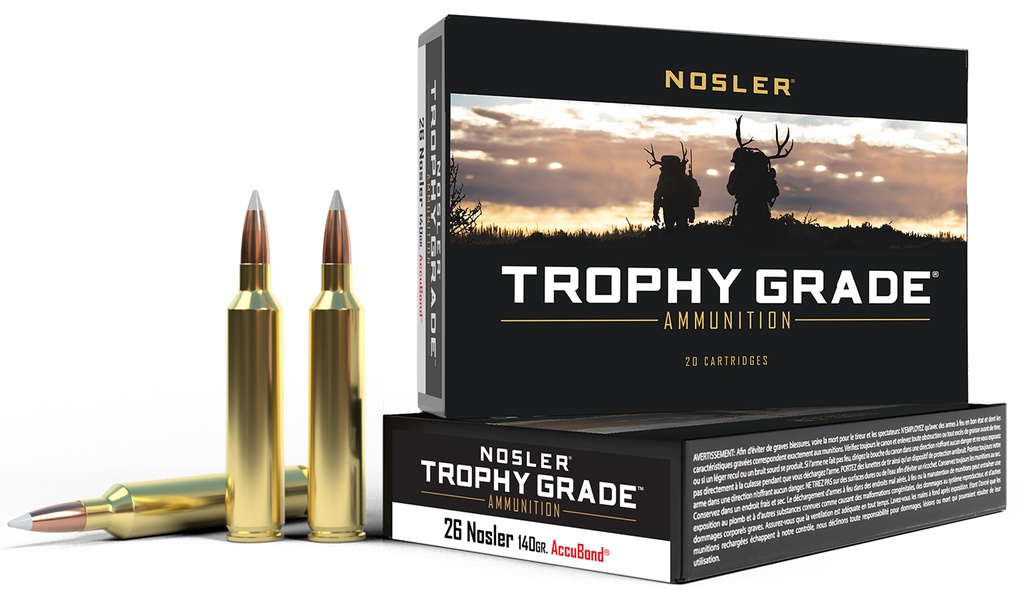 NOSLER AMMO 26NOS 140GR AB 20/10