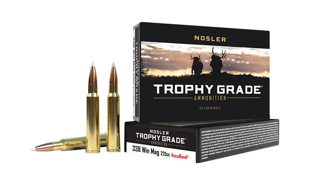 NOSLER AMMO 338WIN 225GR AB 20/10