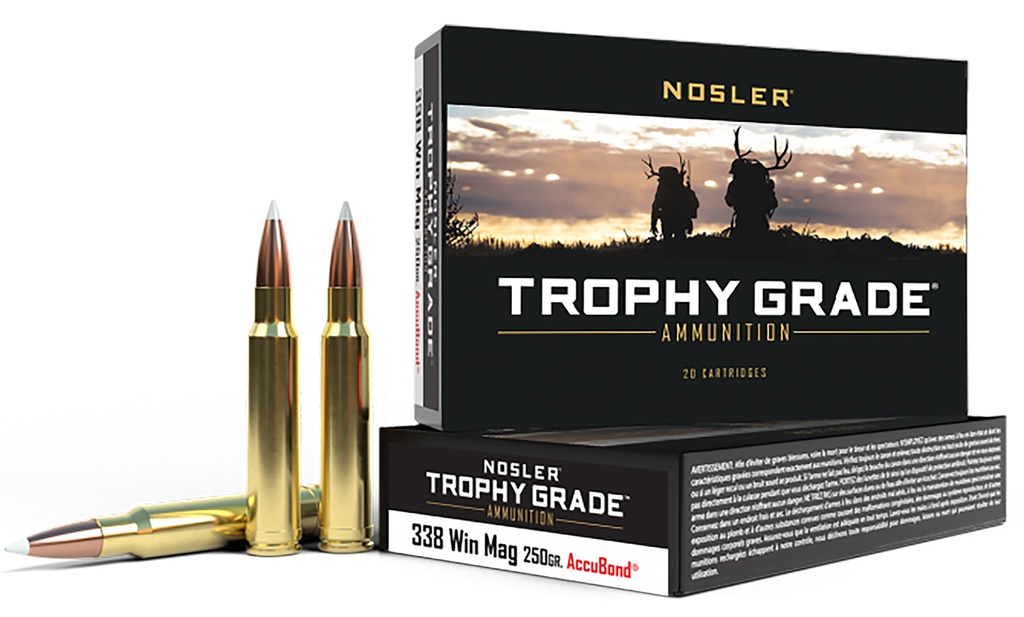 NOSLER AMMO 338WIN 250GR AB 20/10