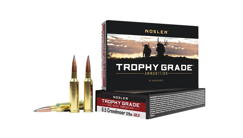 NOSLER AMMO 6.5CREED 129GR ABLR 20/10