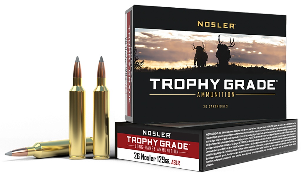 NOSLER AMMO 26NOS 129GR ABLR 20/10