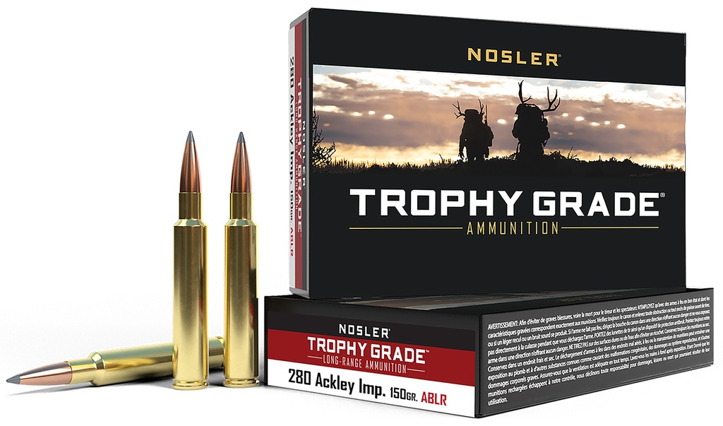 NOSLER AMMO 280ACK 150GR ABLR 20/10