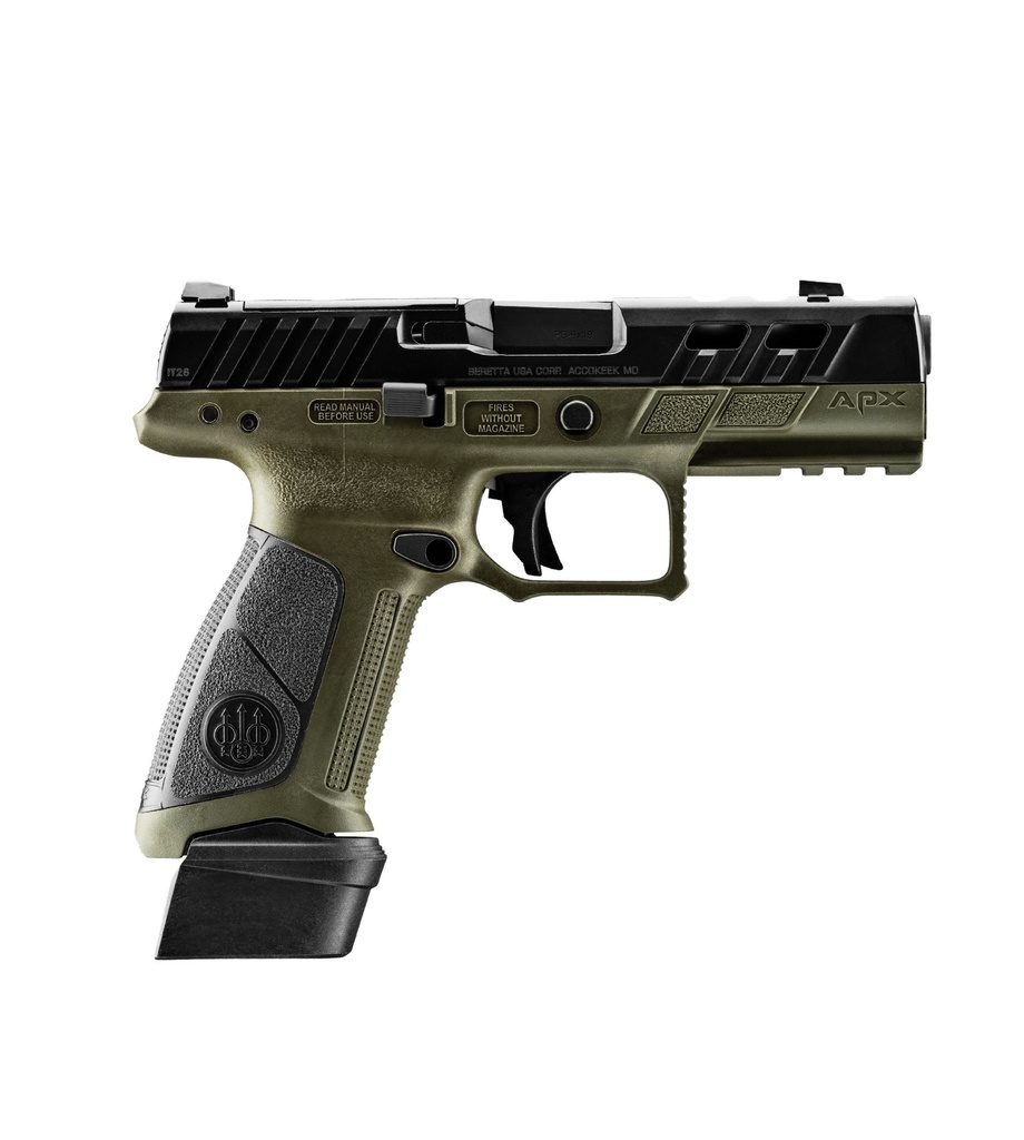 Beretta APX A1 PORTED 9MM BLACK/OD 21+1