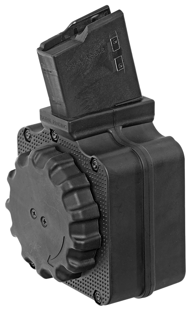 PRO MAG PROMAG DRUM 50RD AR-308 LR-308 SR-25 BLK POLYMER