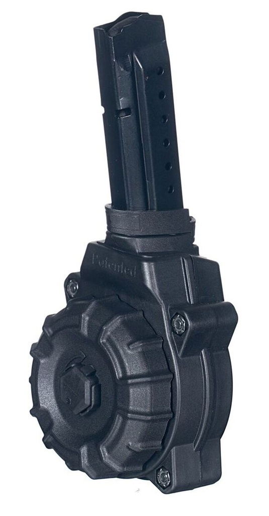 PRO MAG PROMAG DRUM GLOCK 17 19 9MM 30RD BLK POLYMER