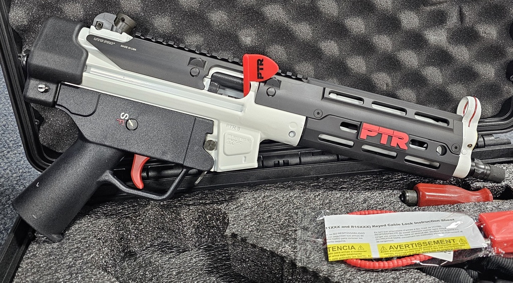 PTR INDUSTRIES 9B 9MM 8.86 UTG GALACTIC WHITE 30RD