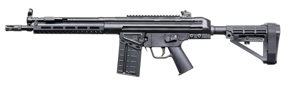 PTR INDUSTRIES PDWR 12.5 PISTOL MLOK BLACK SBT
