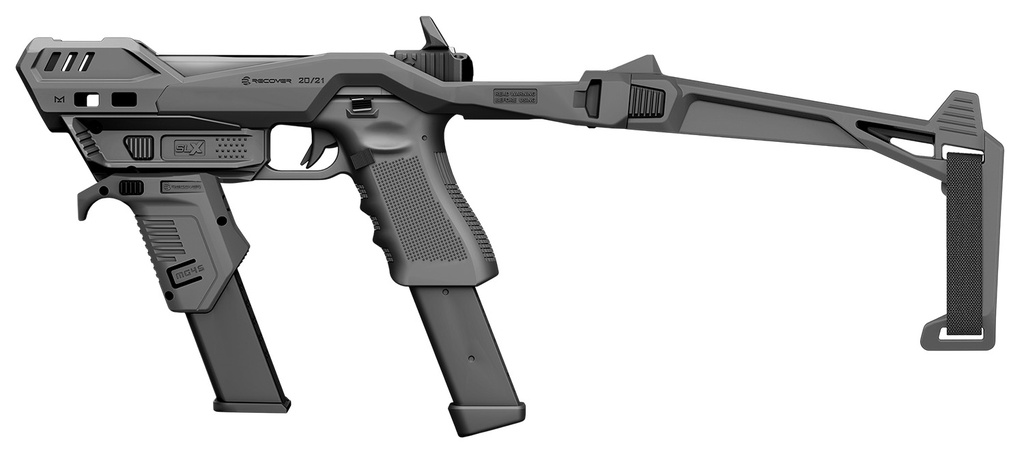 RECOVER 2021 GLOCK LRG FRAME BRACE BLACK