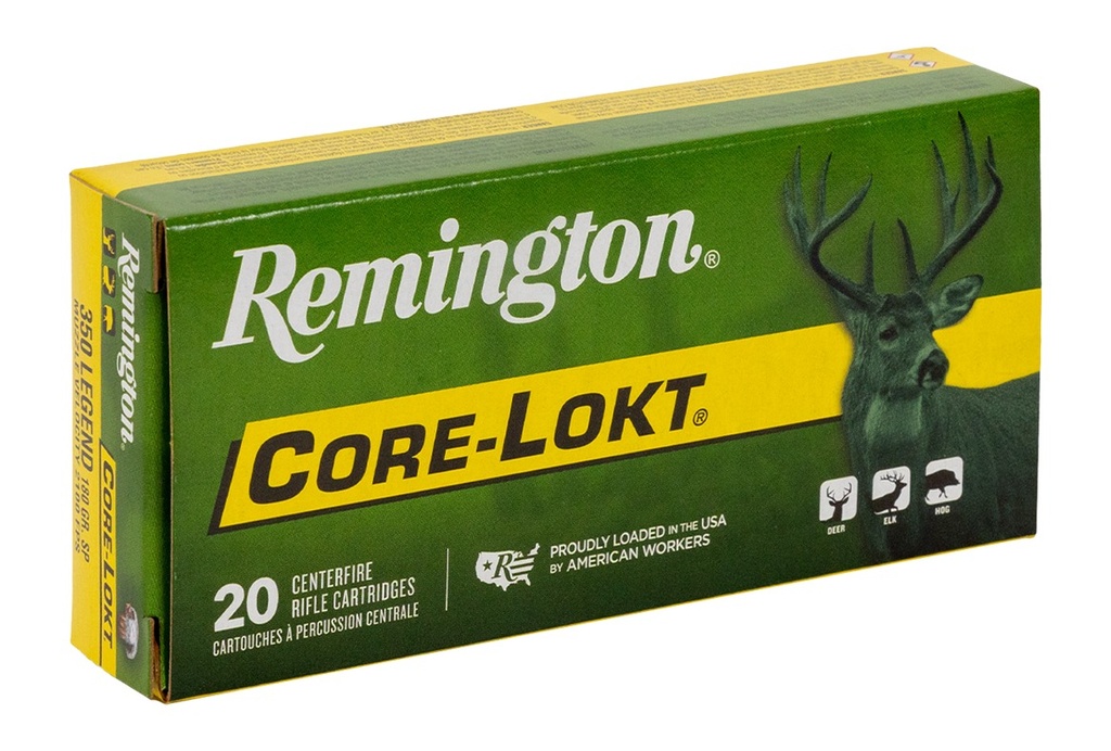 REMINGTON CORE-LOKT 350LEG 180GR SP 20/10
