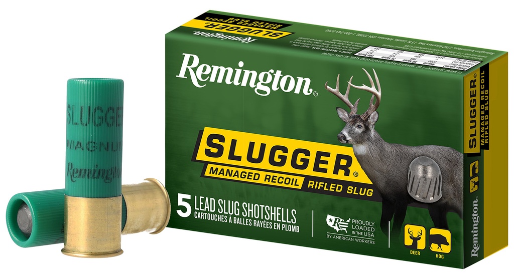 REMINGTON MANAGED RECOIL SLUGGER 12GA 2.75 1OZ RS 5/20