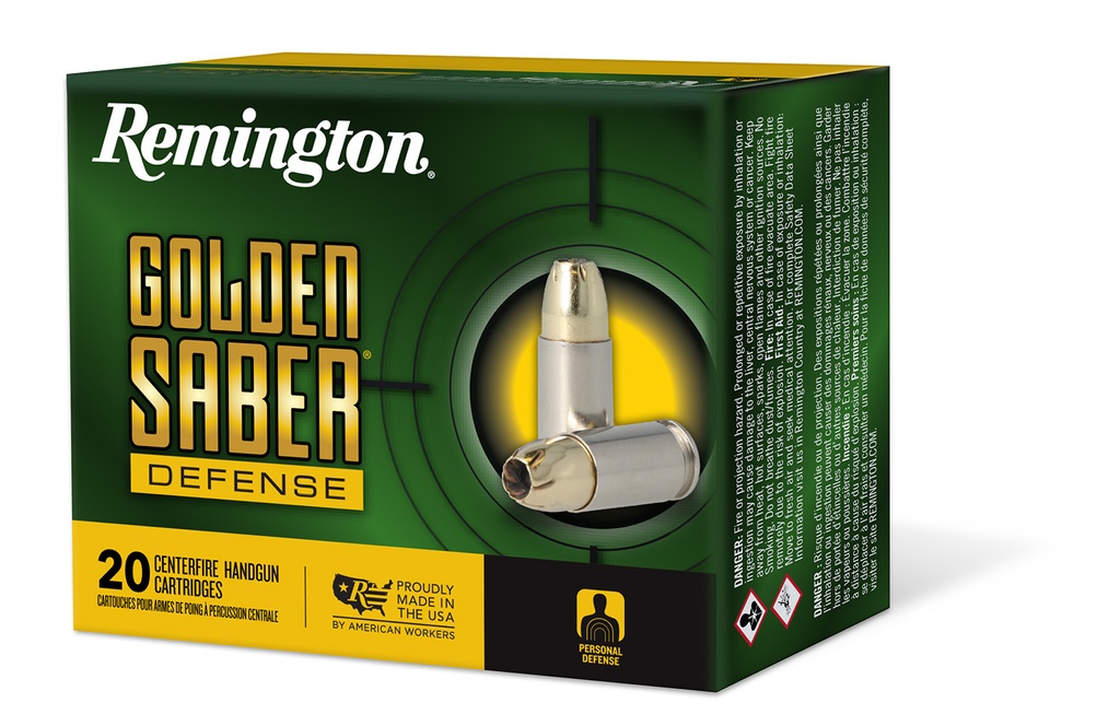 REMINGTON GOLDEN SABER DEFENSE 357MAG 125GR BJHP 20/25