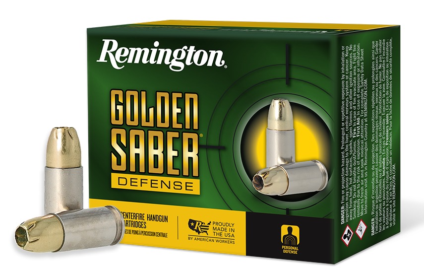 REMINGTON GOLDEN SABER DEFENSE 9MM+P 124GR BJHP 20/25