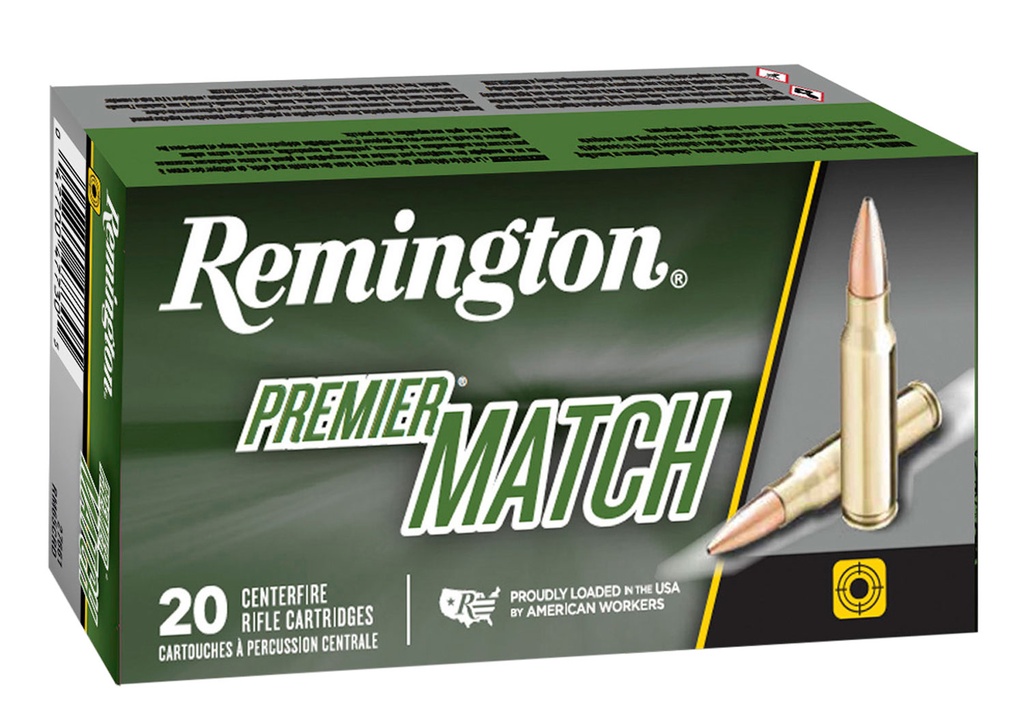 REMINGTON PREMIER MATCH 6.5PRC 140RD BERGER OTM 20/10