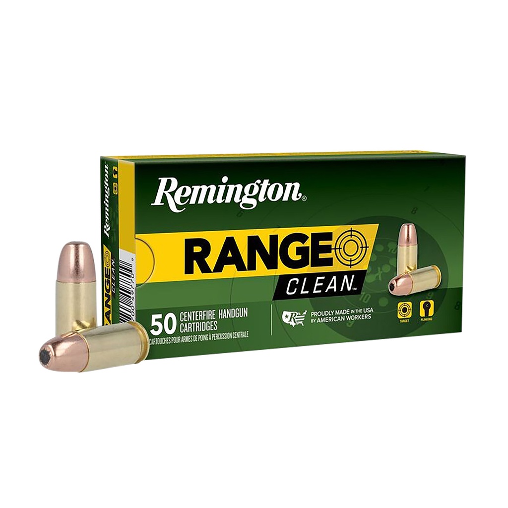 REMINGTON RANGE CLEAN 9MM LUGER 115GR FNEB 50/10