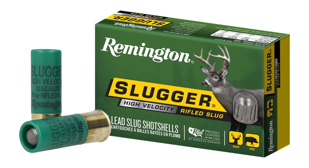 REMINGTON SLUGGER HV RIFLED SLUG 12GA 3 7/8OZ RS 5/50