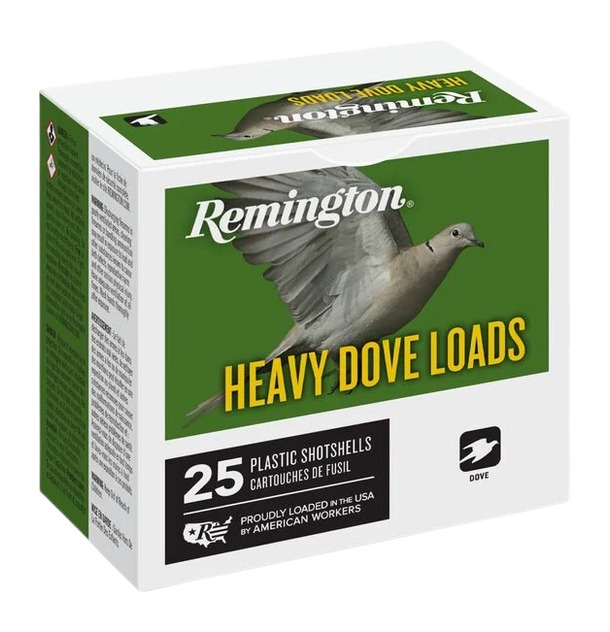 REMINGTON HEAVY DOVE LOADS 12GA 2.75 1-1/8OZ #8 25/10