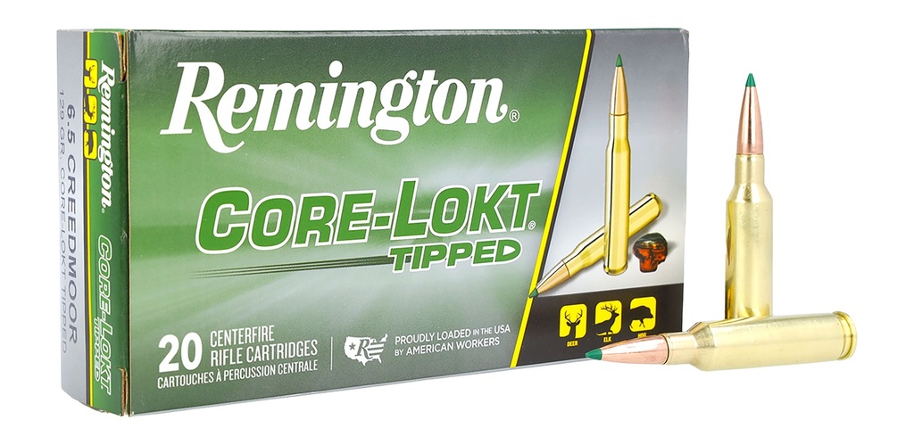 REMINGTON CORE LOKT 6.5CREED 129GR TIPPED 20/10