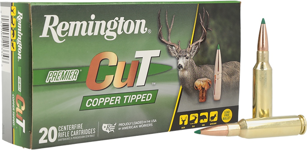REMINGTON PREMIER CUT 6.5CREED 120GR COPPER TIPPED 20
