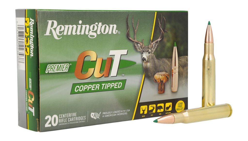 REMINGTON PREMIER CUT 30-06 165GR COPPER 20/10