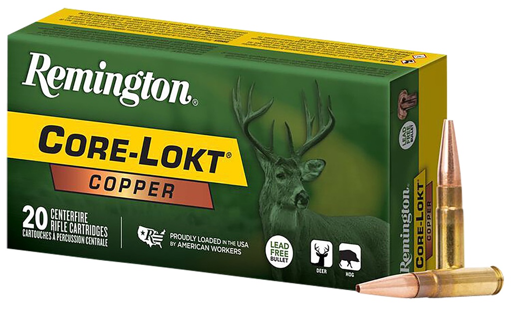 REMINGTON CORE LOKT 300BLK 120GR COPPER HP 20/10