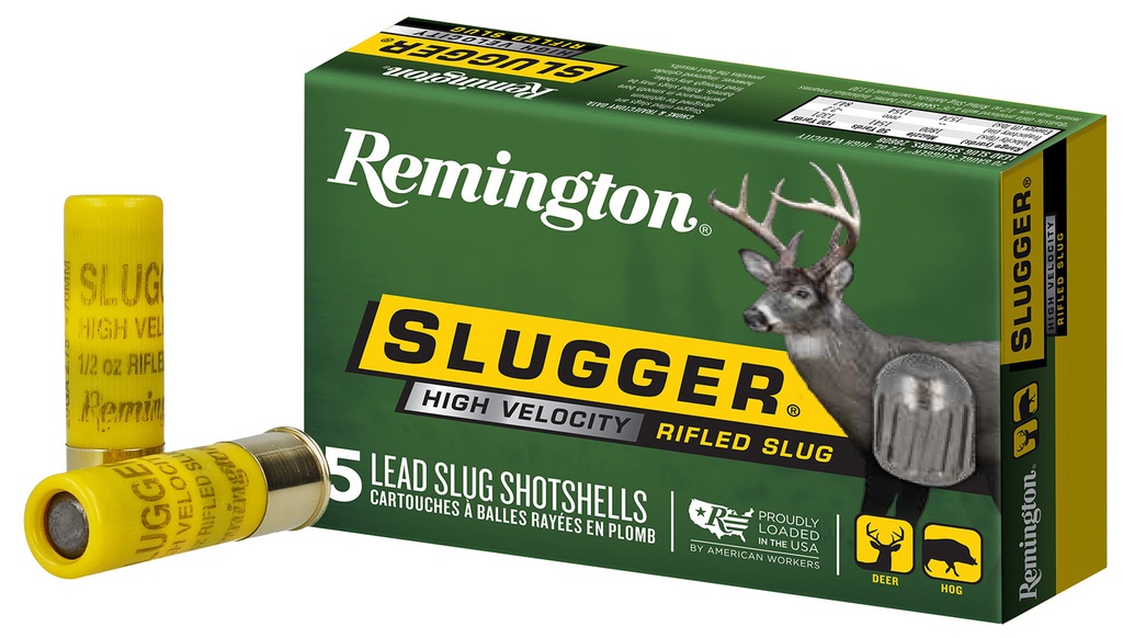 REMINGTON SLUGGER HV RIFLED SLUG 20GA 2.75 1/2OZ RS 5/50
