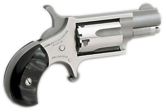 North American Arms MINI 22LR REV 1-1/8 SS BLACK PRL