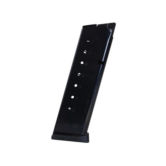 RED WHITE & BLUE MAG 1911 45ACP 8RD BLACK RUBBER BUTTPAD