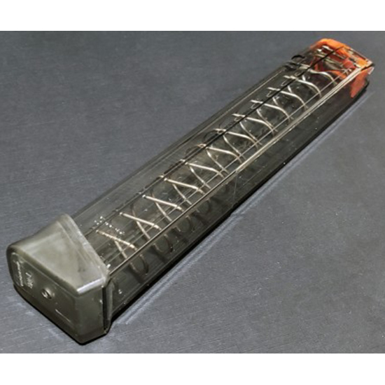 RED WHITE & BLUE MAG GLOCK 9MM 33RD SMOKE COLOR (100)