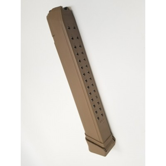 RED WHITE & BLUE MAG GLOCK 9MM 33RD STEEL LINED TAN POLYMER