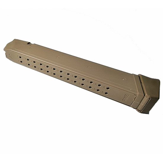 RED WHITE & BLUE MAG GLOCK 40SW 31RD STEEL LINED TAN POLYMER