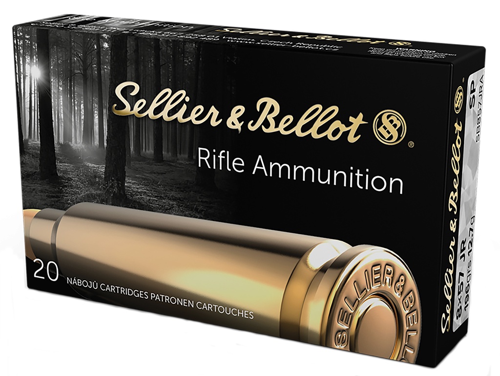SELLIER & BELLOT 8X57JR AMMO 196GR SP S/O 20/20