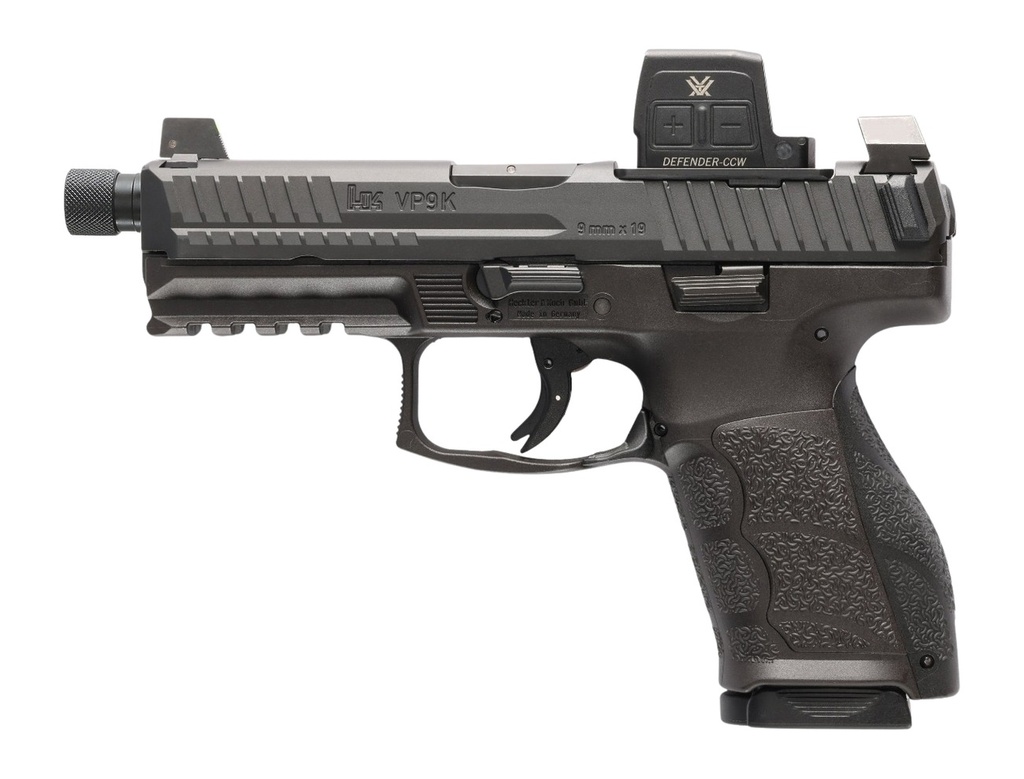 Heckler and Koch (HK USA) VP9A1 K TAC 9MM BK 15+1 NS VTX