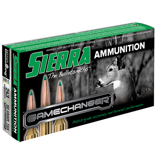 SIERRA BULLETS AMMO 243WIN 90GR TGK 20/10