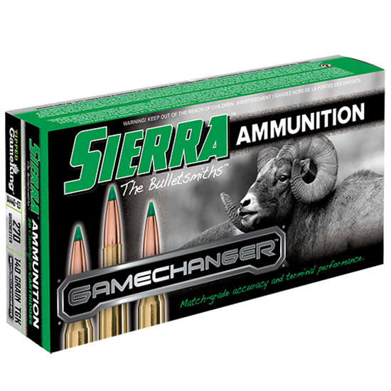 SIERRA BULLETS AMMO 270WIN 140GR TGK 20/10