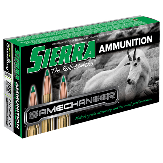 SIERRA BULLETS AMMO 7MMREM 150GR TGK 20/10