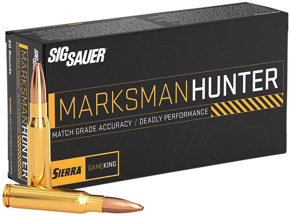SIG SAUER AMMO MARKSMAN 243WIN 85GR GAMEKING 20/10