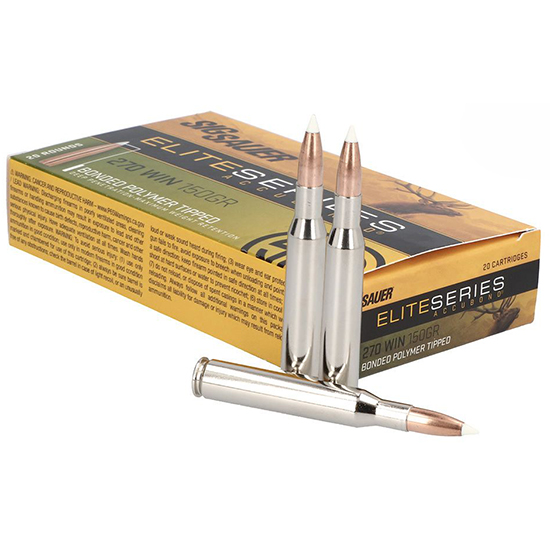 SIG SAUER AMMO 270WIN 150GR ELITE ACCUBOND 20/10