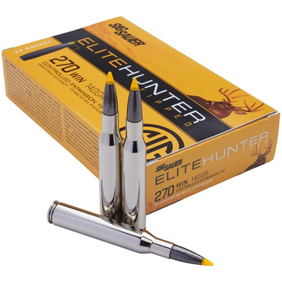 SIG SAUER AMMO 270WIN 140GR ELITE TIPPED 20/10