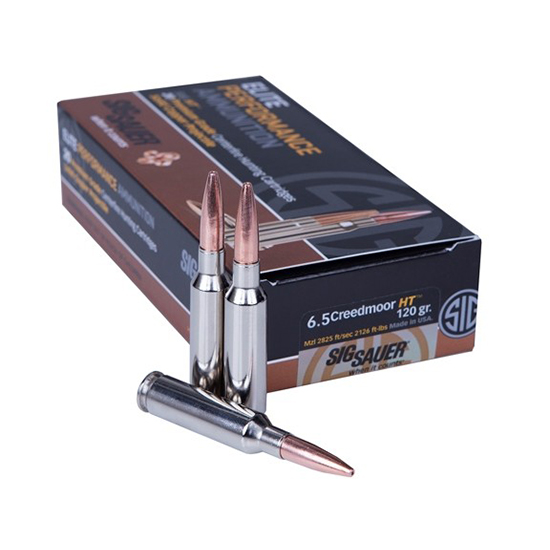 SIG SAUER AMMO 6.5CREED 120GR ELITE HUNTING HT 20/10